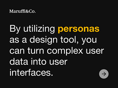 Personas as a design tool