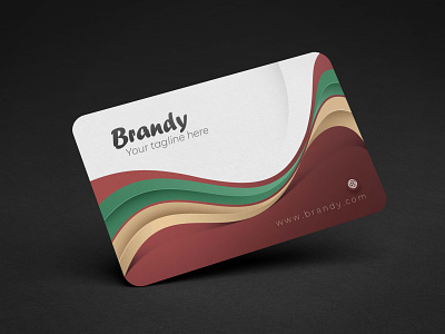 Wavy Business Card adobe illustrator adobe photoshop adobexd branding businesscard fade illustration light logo vector