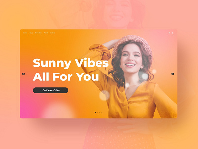 Sunny Vibes Landing Page