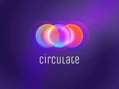 Circulate Logo Concept concept design figma gradient icon illustraion light logo logodesign logotype shiny ui ux