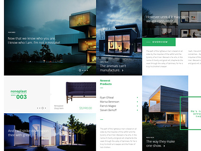 Masonry Homepage Concept by Kamil Glowinski on Dribbble