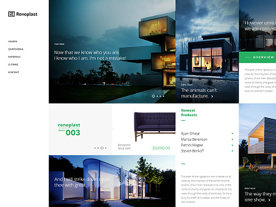 Masonry Homepage Concept