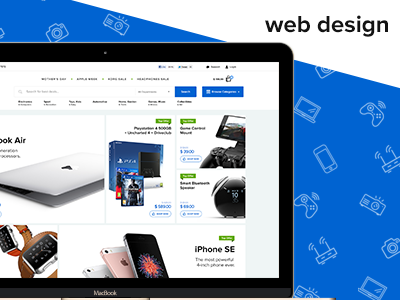 GCCDS E-commerce Site behance ecommerce electronics grid masonry minimal presentation shop webdesign