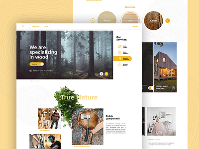 Lumber - Homepage WIP clean design homepage landing modern page ux web website