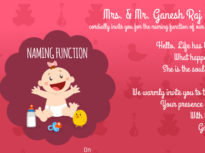 Baby Naming Function