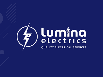 Lumina Electrics Branding brand branding design illustration vector web
