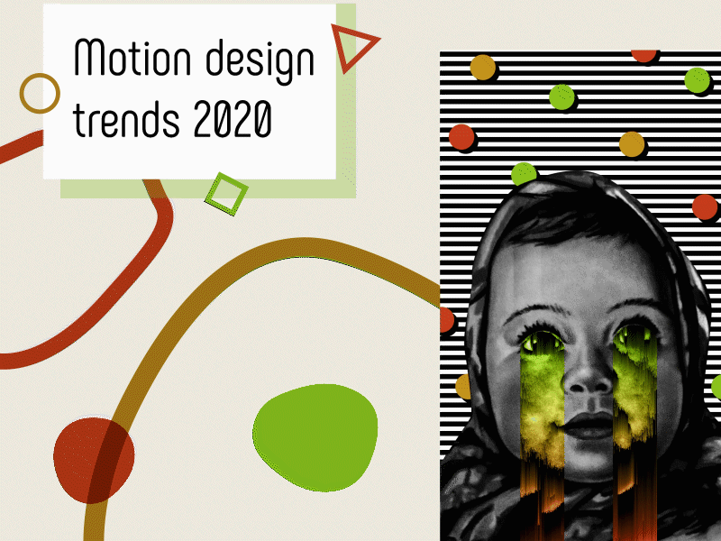 Motion design trends 2020 2danimation abstract animation bauhaus collage cyberpunk deformation design trends gif hud animation illusion morphing motiondesign neo geo pixel animation trend trends trends 2020 typography vaporwave