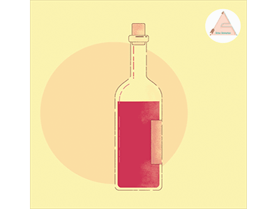 Wine&Cheese 2dgraphics alcohol animation bottle cheese cheeseandwine drink food motiongraphics wine wineandcheese winebottle