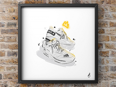 👑 K.I.N.G A.I.R. M.A.X. basket brand design football graffiti illustrations illustrator nike procreate sneakers sport