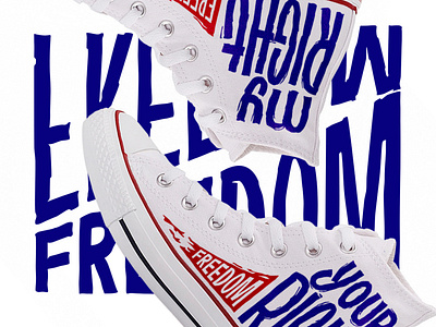competition for FABStore converse freedom print shoe