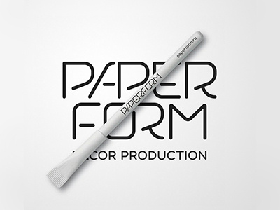 PaperForm logo branding creative logo