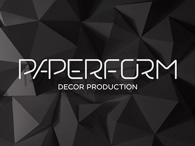 PaperForm logo branding creative logo