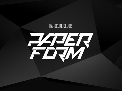 PaperForm logo / new&final version branding creative logo