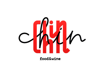 Chin-Chin / logo design cafe food logo restaurant
