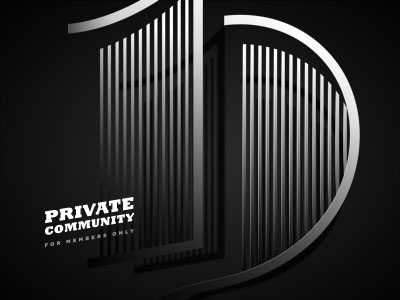 Logo for private business club "12" business club logo