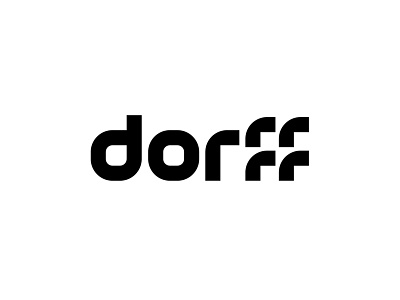 logo concept for Dorff branding logo