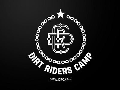 Dirt Riders Camp moto logo enduro mx logodesign