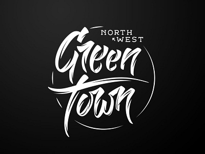 Greentown lettering logo