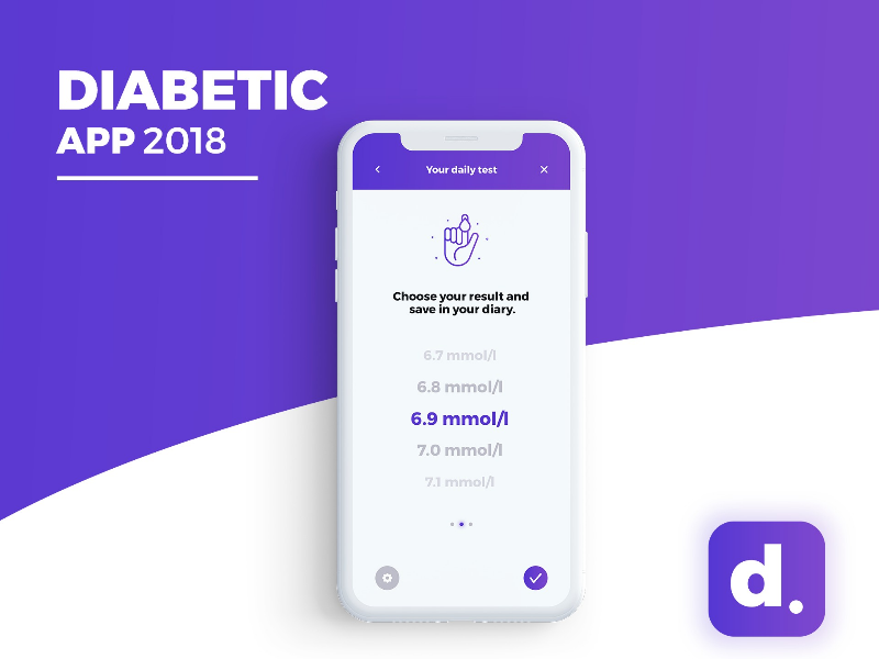 Diabetic App by Dawid on Dribbble