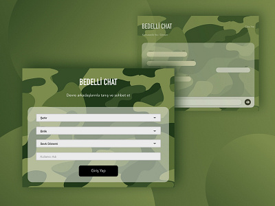 Bedelli Chat Web Page chatapp military pagedesign ui ux design uidesign webbased webdesign