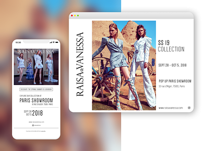 Raisa&Vanessa Showroom Newsletter