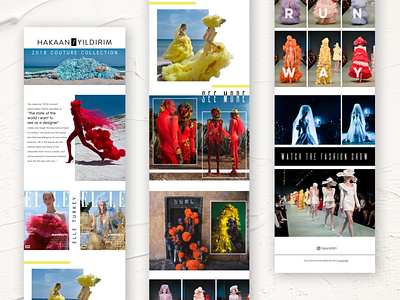 Newsletter Desin branding fashion content fashion newsletter luxury brand newsletter newsletter design