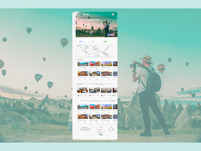 Sky Travel Inc app concept desktop
