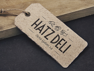Branding Hatz Deli branding logo