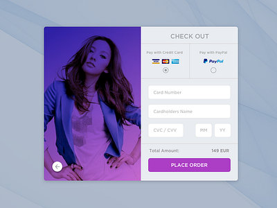 Credit Card Checkout Daily Ui
