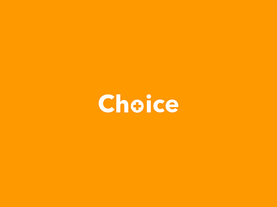 Amazon Private Brand - Choice Logo White on Orange branding logo