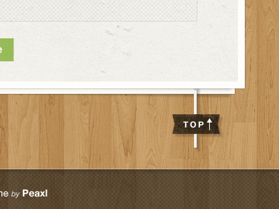 Back to top button footer texture top web design wood