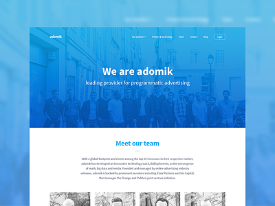 Website - team page design source sans pro team ui user interface web design website