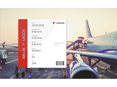 Boarding Pass boardingpass dailyui