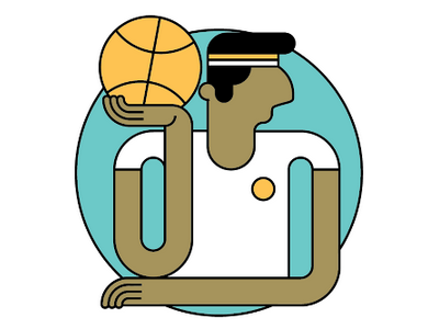 The Sport Teacher basketball illustration magazine sport