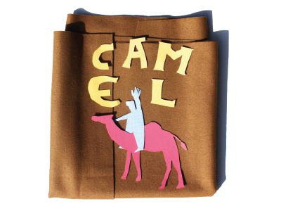 Camel camel collage fabric illustration manuelritz papercut thepassenger