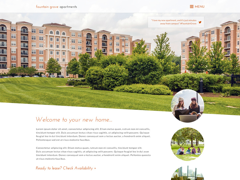 Fountain Grove Apartments by Jackson Walker on Dribbble