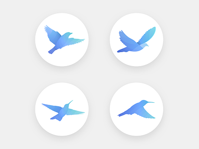 Modern Birds Icons