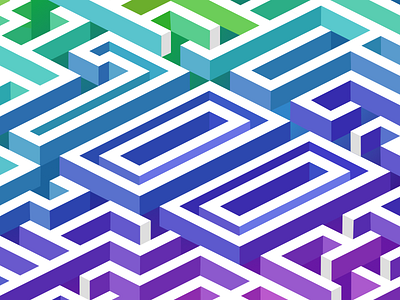 Isometric 700 maze flat maze iso isometric maze