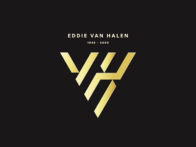 A tribute to Eddie Van Halen eddie van halen i will miss you illustration logo rebranding