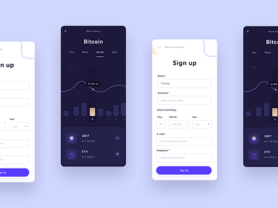 Qbit. Concept App.