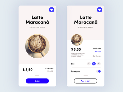 World of Coffee App | Maracanã flavour app brand concept figma food modern ui