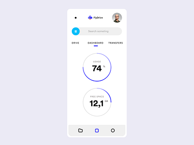 FlyDrive Mobile, Dashboard