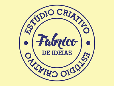 Carimbo Fabrico de Ideias branding design illustration lettering logo typography vector