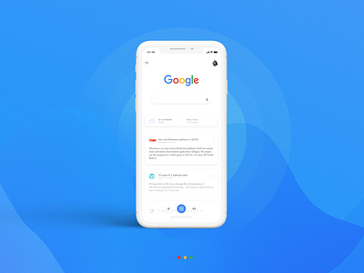 Redesign GoogleSearchApp app app design concept design google iphone redesign ui uiux ux