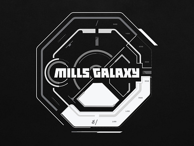 General Mills - Mills Galaxy branding graphic illustration logo mark starwars typography