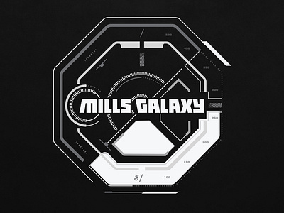 General Mills - Mills Galaxy branding graphic illustration logo mark starwars typography