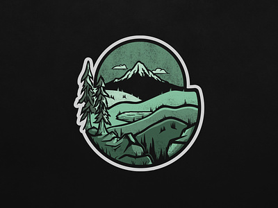 Oregon Collection : Mt. Hood branding design graphic illustration logo portland texture vector