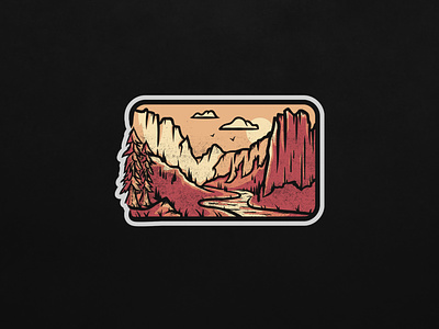 Oregon Collection : Smith Rock branding design graphic illustration logo mountains portland sketch smith rock trees vector