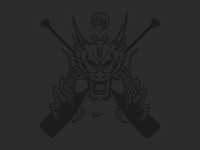 Nike dragon boat team graphic