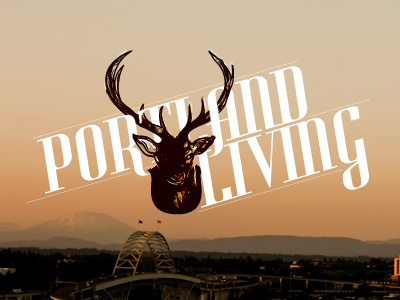Portland Living logo typography